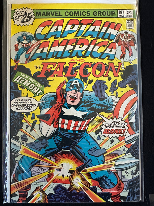 Captain America #192,194,195,197-200 (7 Issues) Kirby
