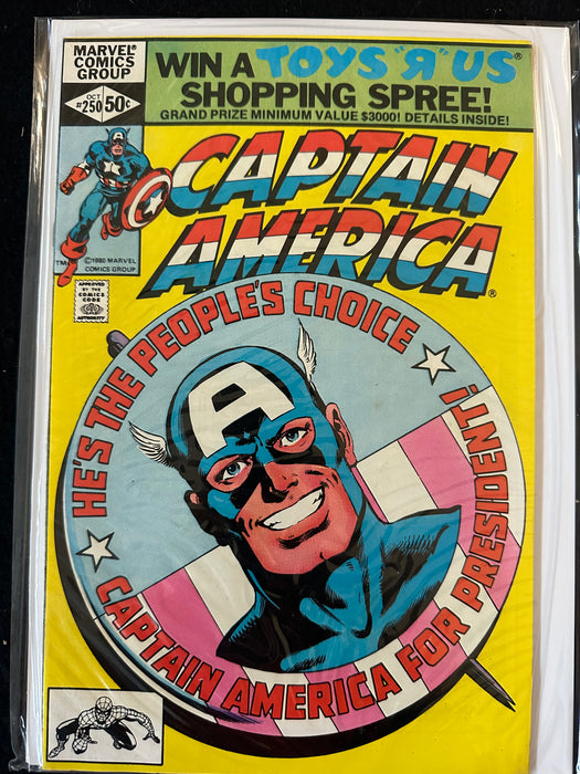 Captain America #242-250 (9 Issues) Miller and Byrne Art