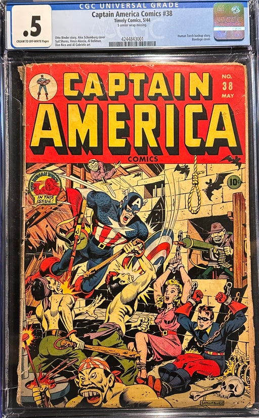 Captain America Comics # 38 CGC 0.5