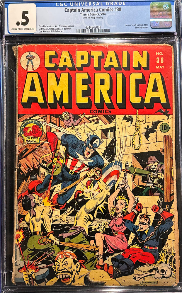 Captain America Comics # 38 CGC 0.5
