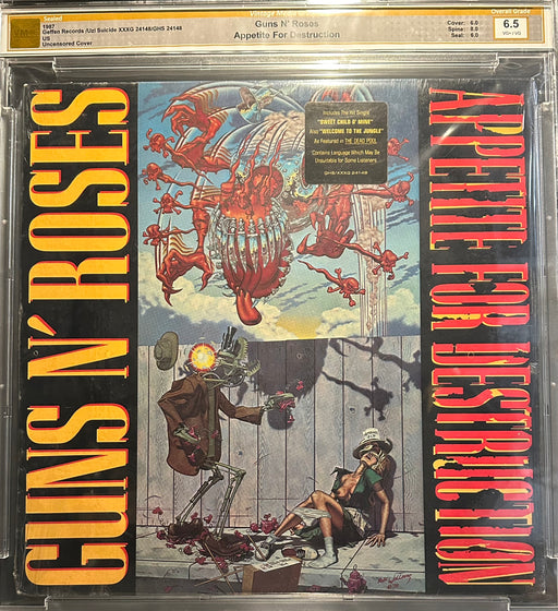 Guns 'n Roses Appetite For Destruction (1987) - Uncensored Cover Sealed VMG 6.5