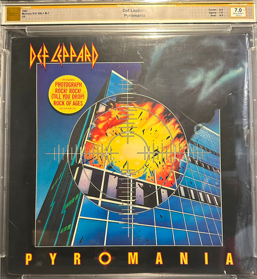 Def Leppard Pyromania (1983) - 1st Pressing Hype Sticker Sealed VMG 7.0