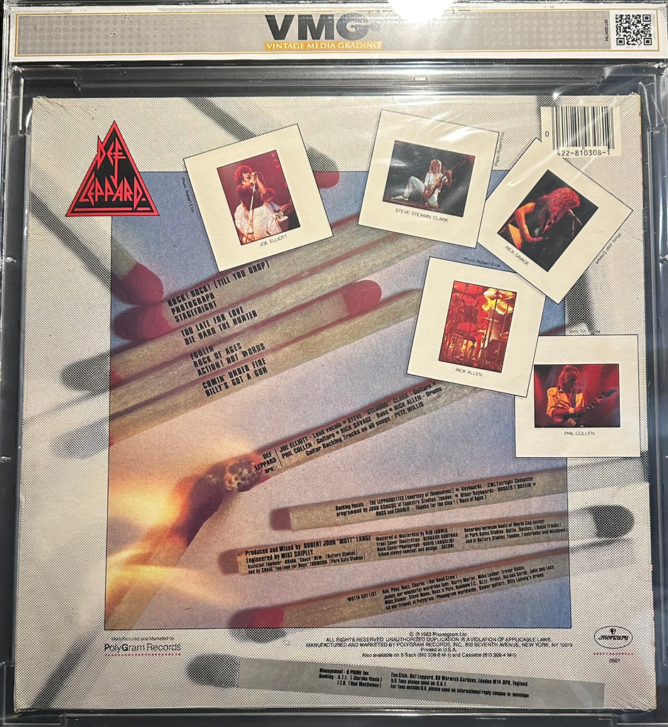 Def Leppard Pyromania (1983) - 1st Pressing Hype Sticker Sealed VMG 7 ...