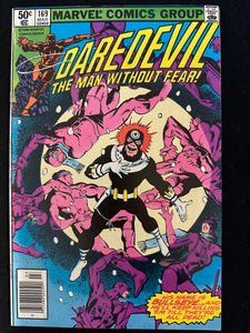 Daredevil #169 Newsstand VF- (7.5) 2nd Elektra Frank Miller