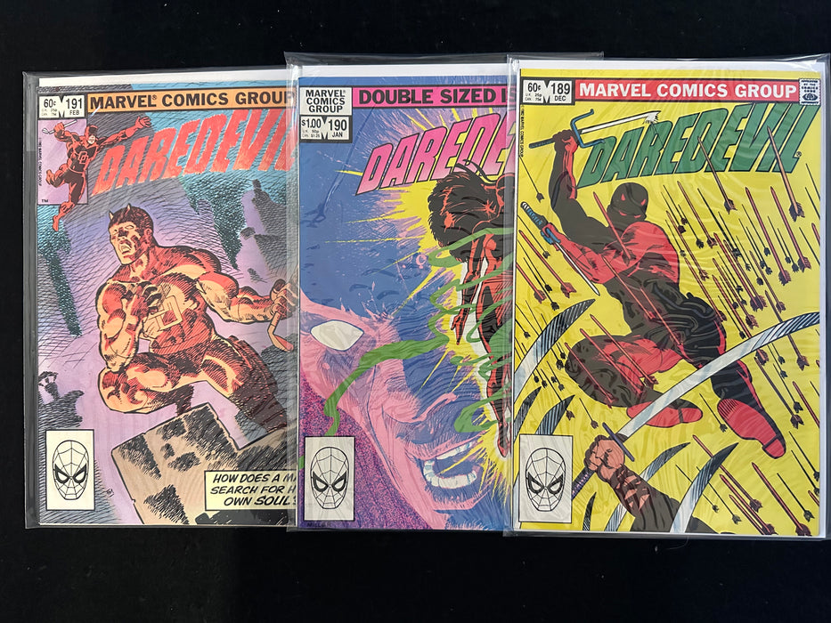 Daredevil #185 -191 (7 Issues) Frank Miller