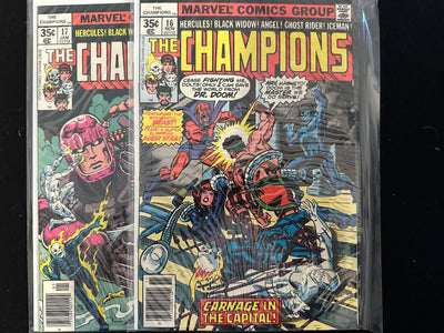 The Champions #1-17 Complete Series