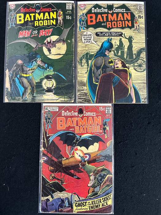 Detective Comics #402 - 404 (1970) (3 Issues)