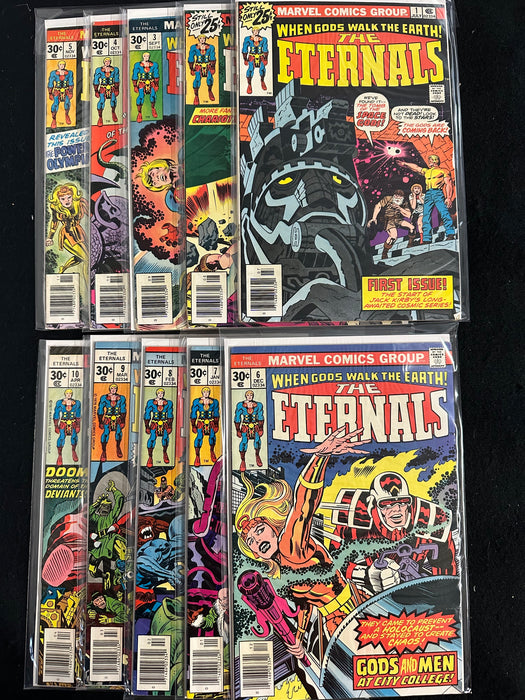Eternals #1-19 (1976) Complete Series