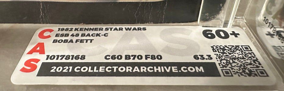 Kenner Star Wars Boba Fett ESB 48-Back C CAS 60