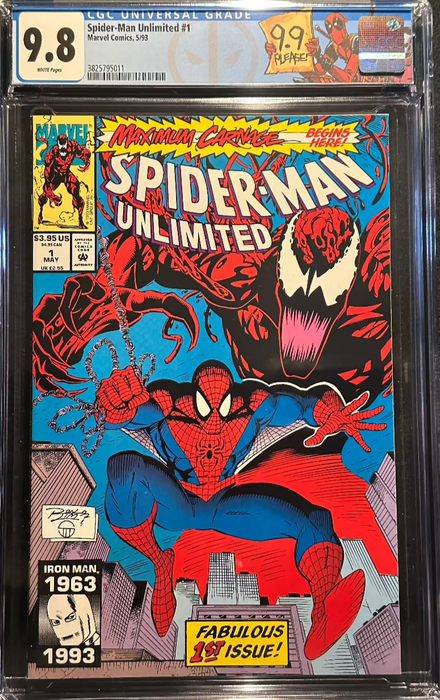 Spider-Man Unlimited #  1  CGC 9.8 Deadpool Label