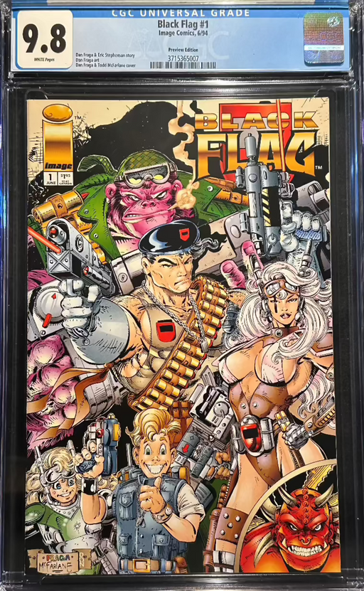 Black Flag #  1  CGC 9.8 Preview Edition