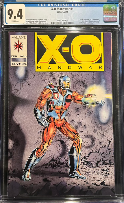 X-O Manowar #  1  CGC 9.4