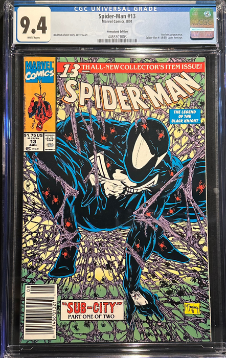 Spider-Man # 13 Newsstand CGC 9.4