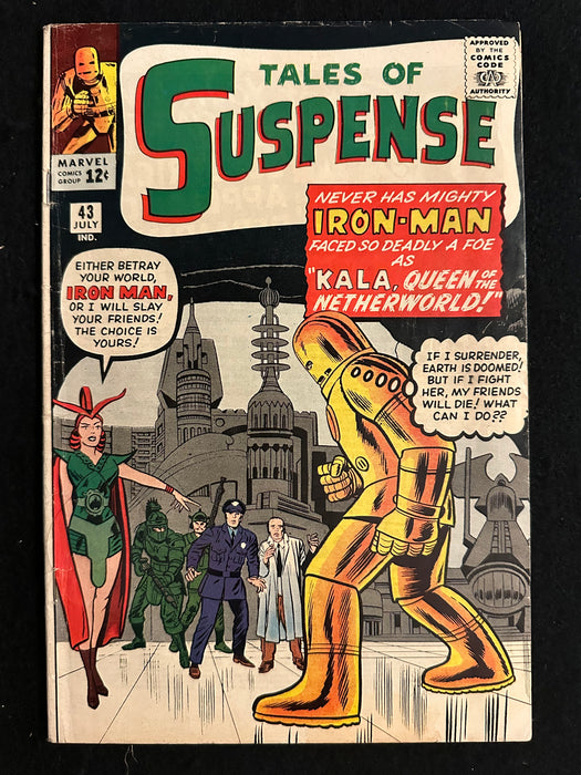 Tales of Suspense # 43  VG (4.0)