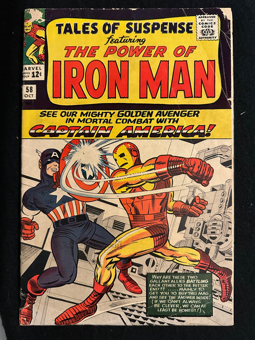 Tales of Suspense # 58  VG (4.0)