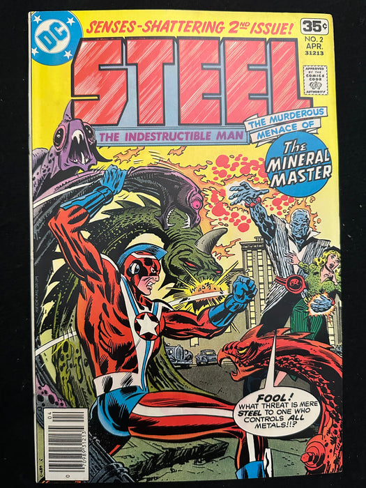 Steel, the Indestructible Man Set #1-5  VF- (7.5)