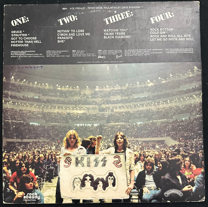 KISS Alive! (Live Album, Poster Included, First PRC Pressing)