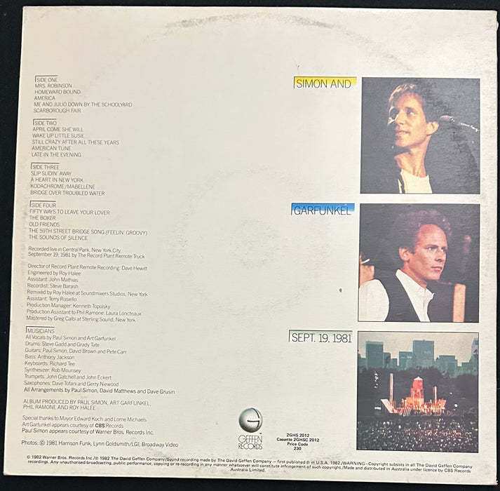 Simon & Garfunkel The Concert in Central Park