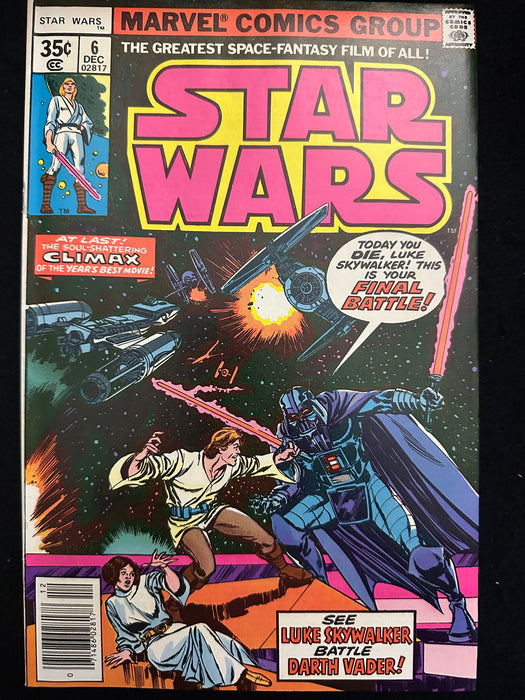Star Wars #  6 VG+ (4.5)