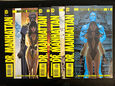 Before Watchmen: Dr. Manhattan #1-4  NM+ (9.6) Plus #2 Variant