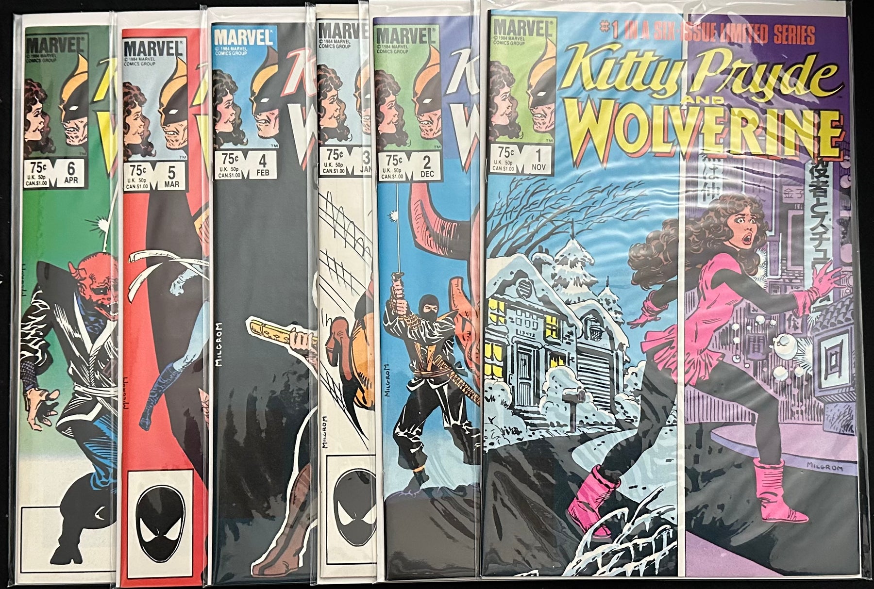 Kitty Pryde and Wolverine #1-6 NM+ (9.6)