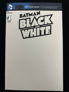 Batman Black and White #  1 Black Variant Cover NM+ (9.6)