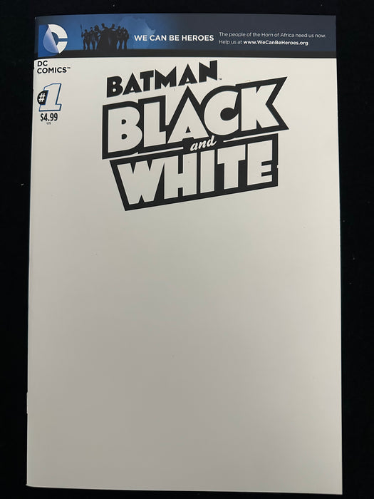 Batman Black and White #  1 Black Variant Cover NM+ (9.6)