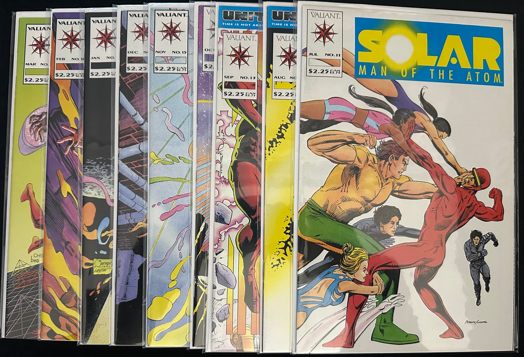 Solar, Man of the Atom Valiant Lot # 11-20,22-25 NM (9.4)