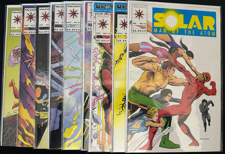 Solar, Man of the Atom Valiant Lot # 11-20,22-25 NM (9.4)