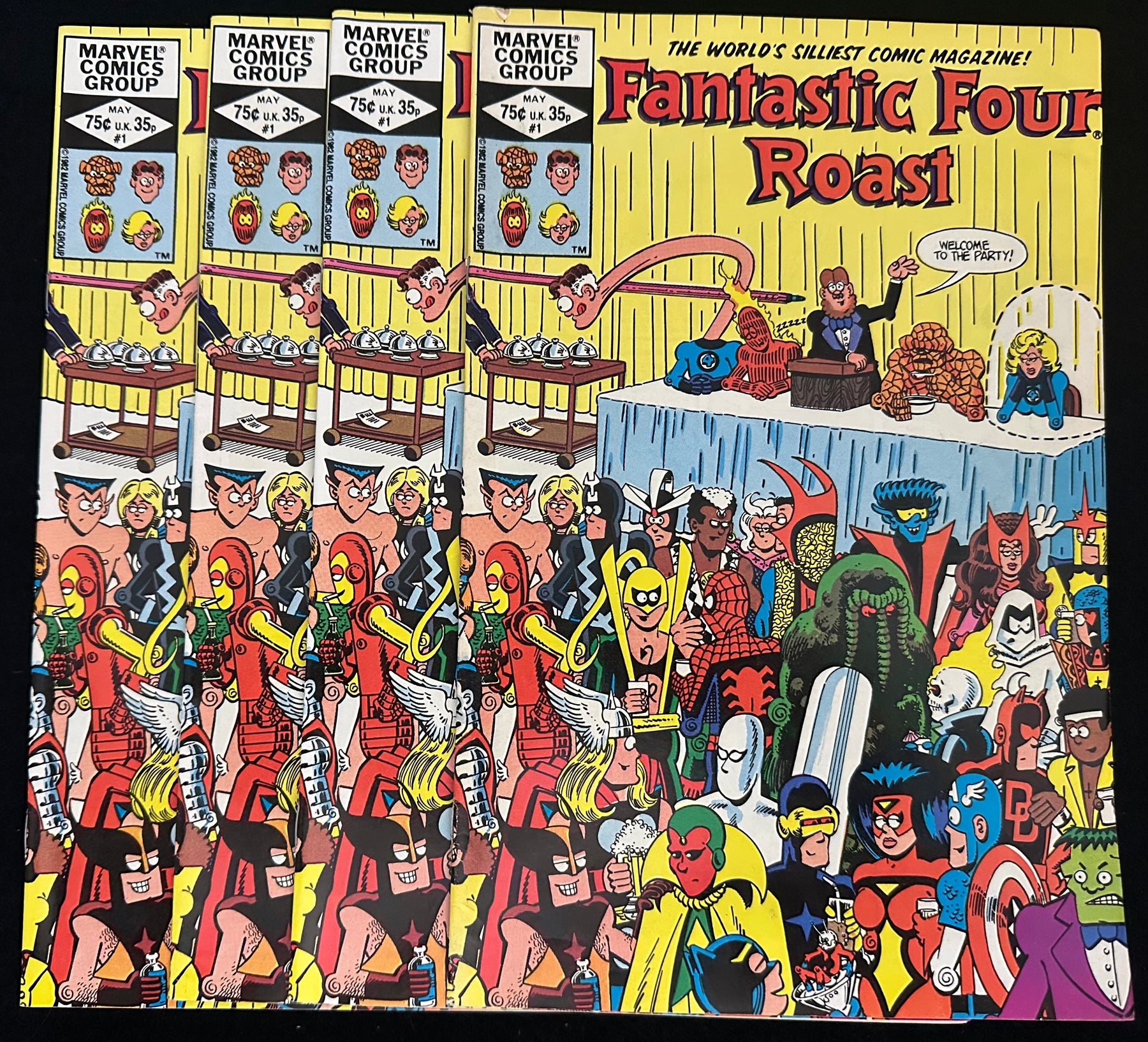 Fantastic Four Roast #  1  VF+ (8.5) 4 Copies