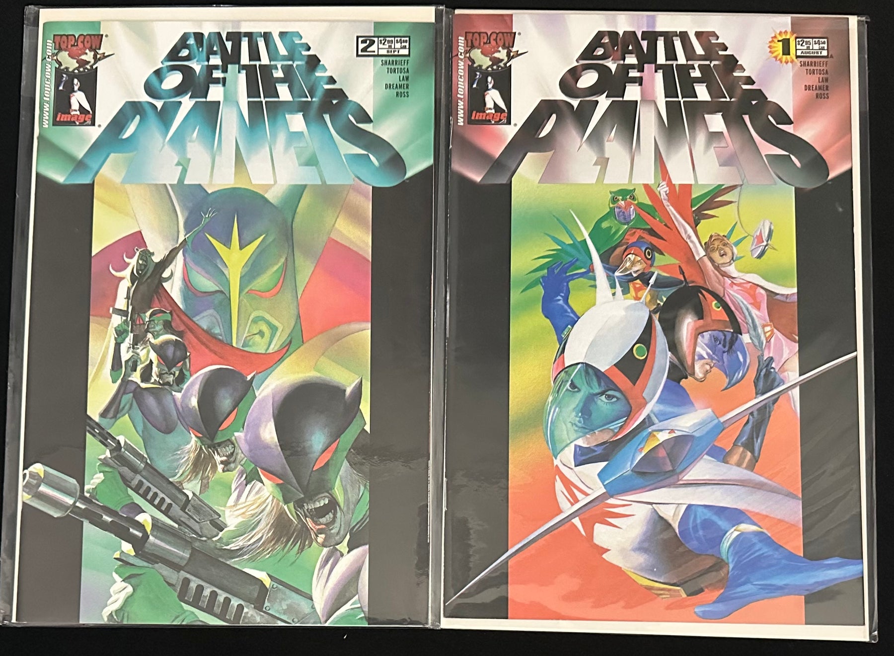 Battle of the Planets #1 Cover B + #2 NM+ (9.6)
