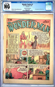 Wonder Comics #  1  CGC NG