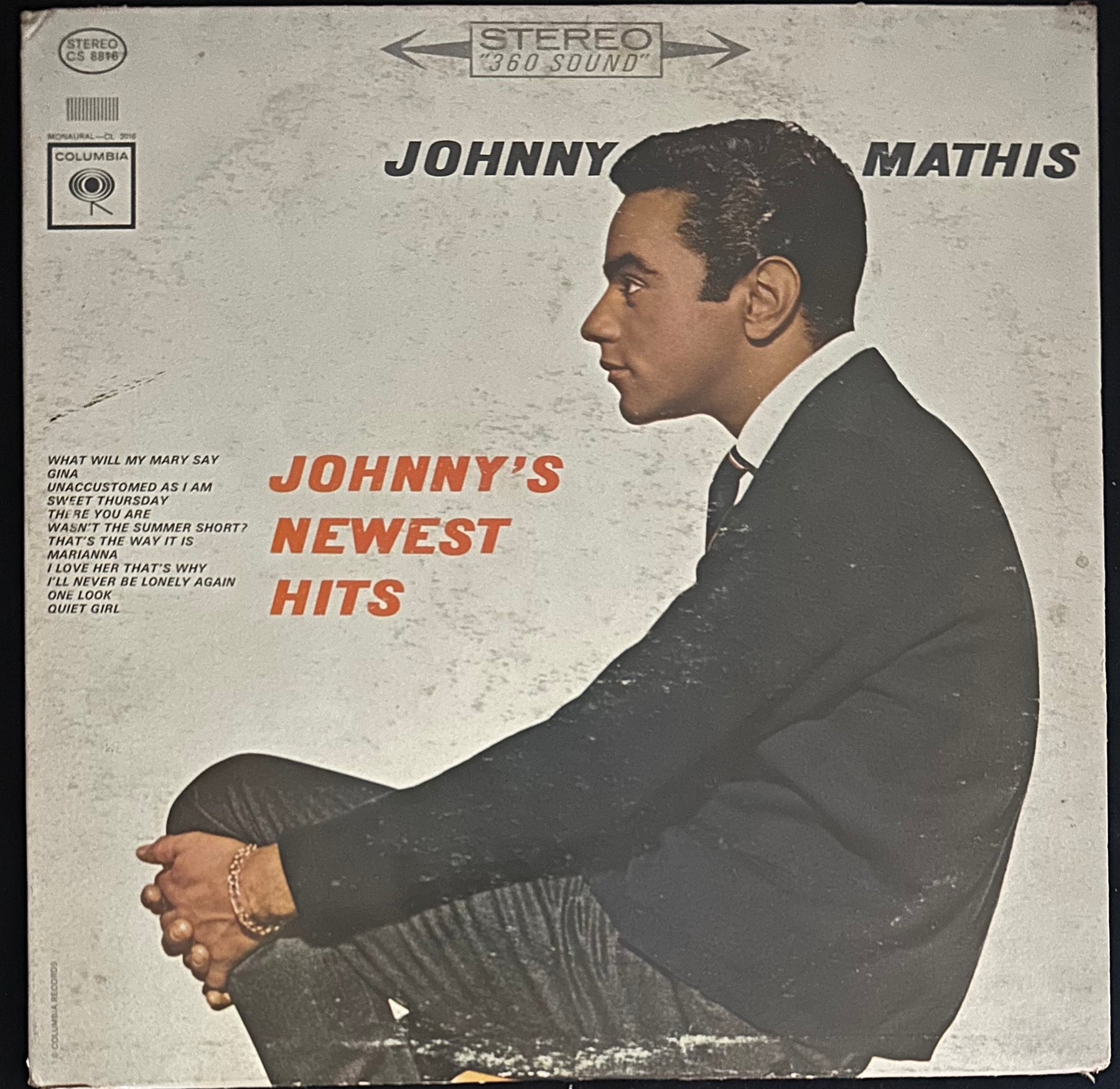 Johnny Mathis Johnny's Newest Hits