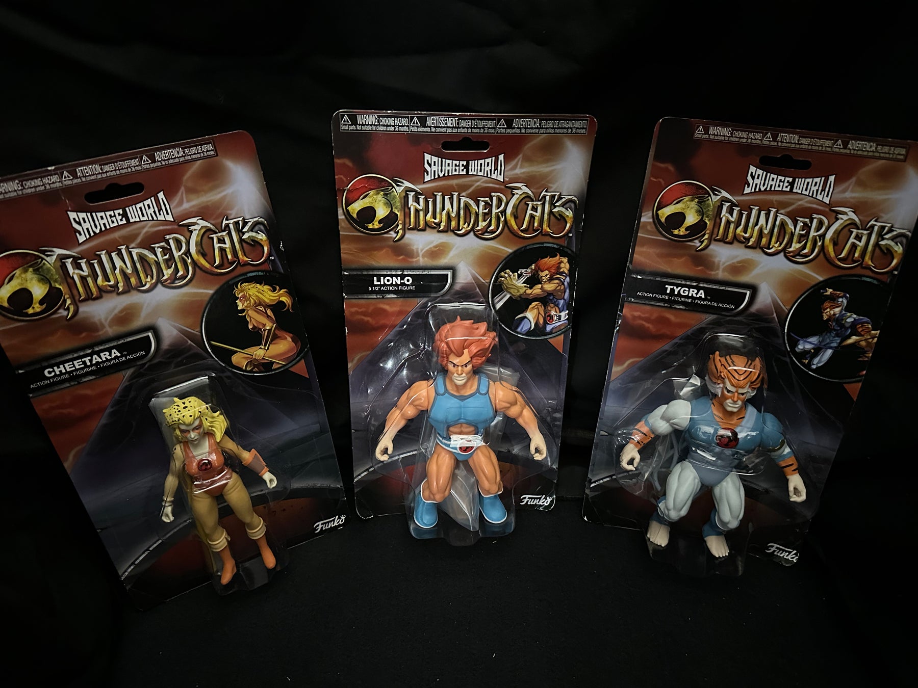 Funko Thundercats - Savage World Lion-O / Cheetara / Tygra