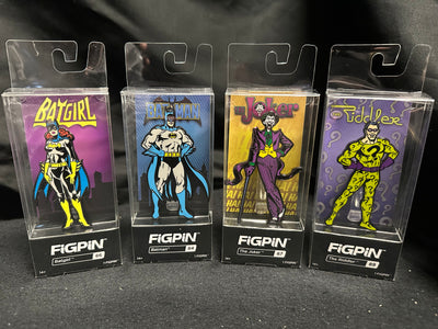 FigPin Batman / Batgirl / Joker / Penguin Soft Cases