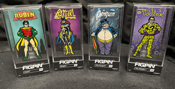 FigPin Batgirl / Robin / Penguin / Riddler Hard Cases