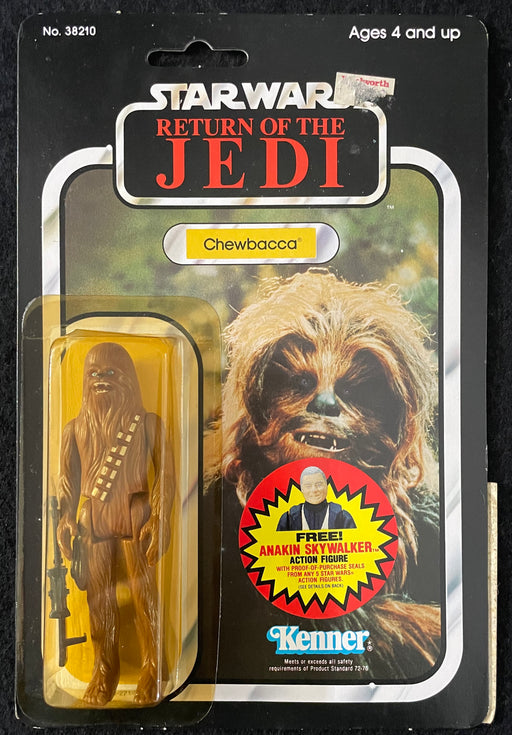 Kenner Star Wars ROTJ (1983) Chewbacca 77-Back B