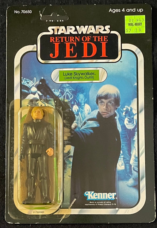 Kenner Star Wars ROTJ (1983) Luke Skywalker Jedi 65-Back B