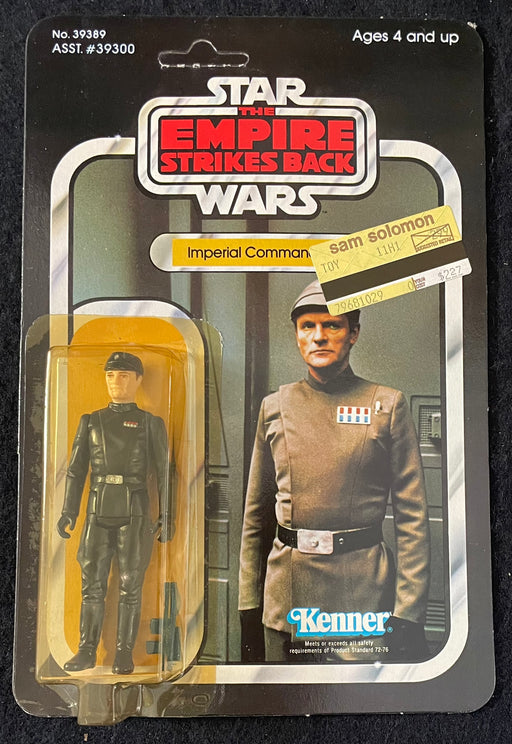 Kenner Star Wars ESB (1981) Imperial Commander 41-Back E Unpunched