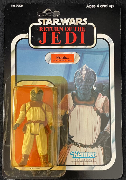 Kenner Star Wars ROTJ (1983) Klaatu 77-Back A