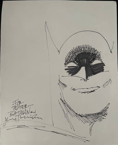Jerry Robinson Batman Sketch Art 11 x 7 (2012)