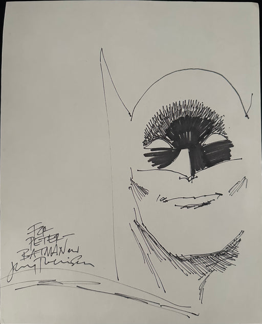 Jerry Robinson Batman Sketch Art 11 x 7 (2012)