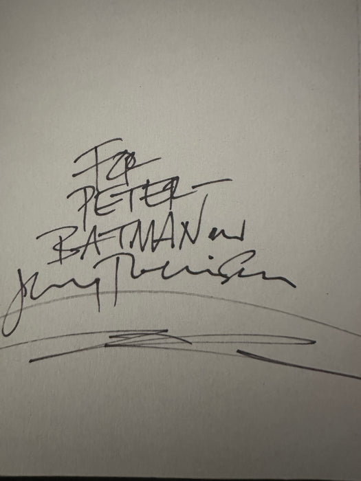 Jerry Robinson Batman Sketch Art 11 x 7 (2012)