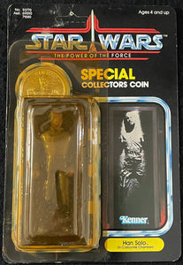 Kenner Star Wars Power of the Force (1985) Han Solo Carbonite Unpunched