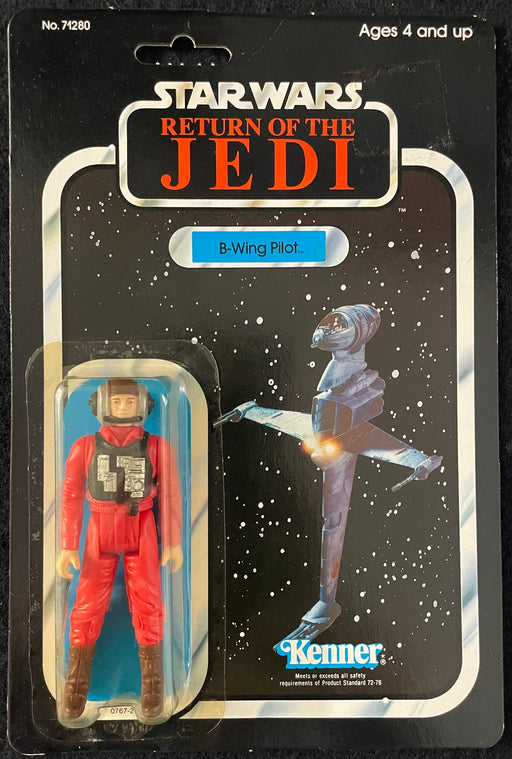 Kenner Star Wars ROTJ (1983) B-Wing Pilot 77-Back A