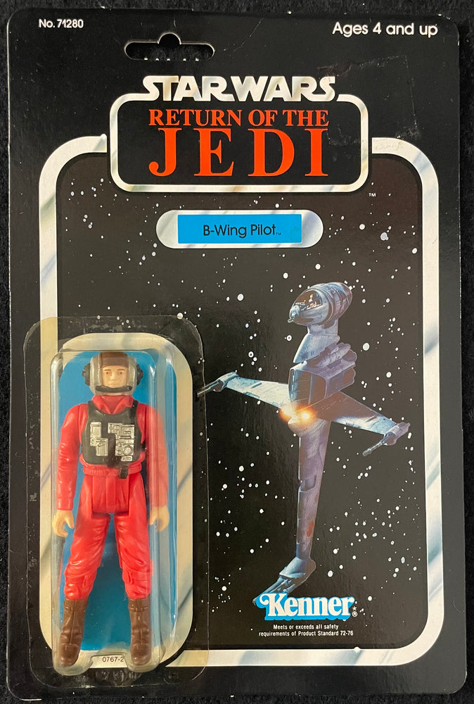 Kenner Star Wars ROTJ (1983) B-Wing Pilot 77-Back A