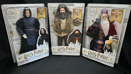 McFarlane Toys: Wizarding World - Dumbledor, Snape, Hagrid (3 Figures)
