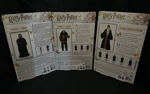 McFarlane Toys: Wizarding World - Dumbledor, Snape, Hagrid (3 Figures)