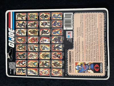 Cobra Commander (swivel-arm) with Series 3 Card