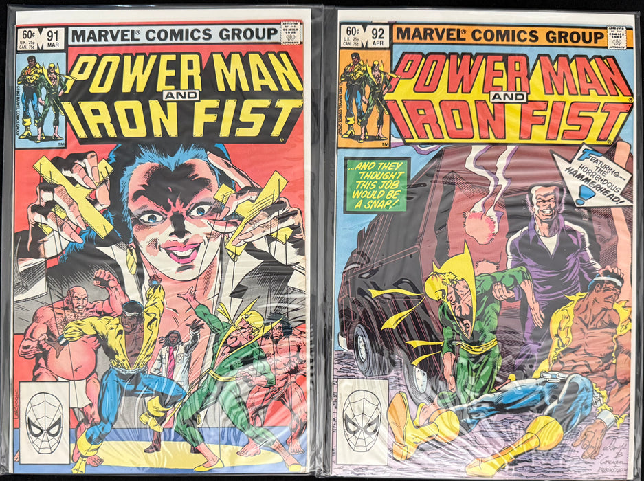 Power Man and Iron Fist # 50-92 FN (6.0) Missing #77